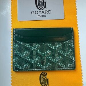 Goyard Emerald Green Card Holder